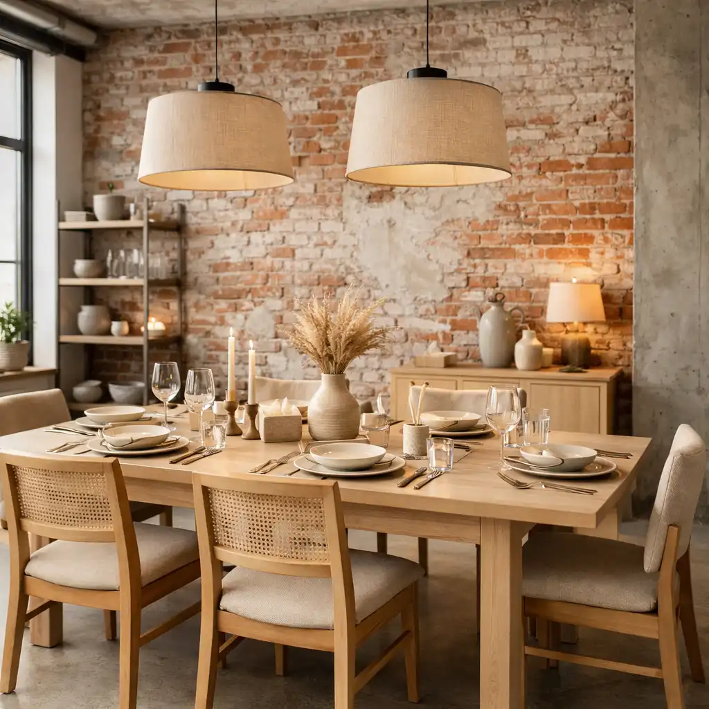 Loftowe wnętrze restauracji