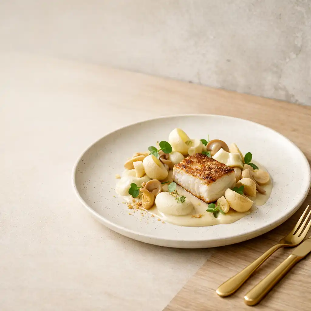 Eleganckie danie fine dining
